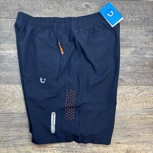 Northyard Men Running Short 7" Pockets Quick Dry Lightweight Workout Navy Medium